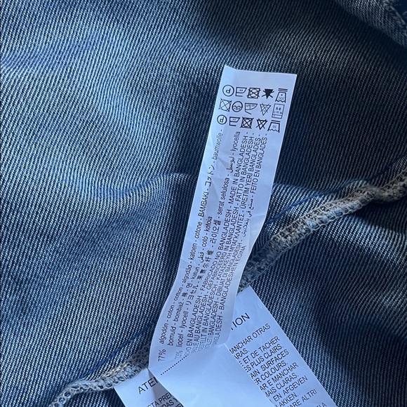 Zara Long TRF Denim Button-Up Dress - Picture 10 of 10